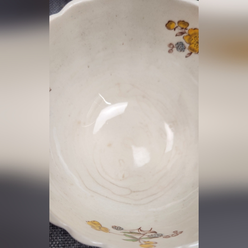 Vintage Copeland "Buttercup" Spode England Tea Cup Set Of 6 Various Condition - Picture 6 of 10